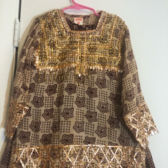 Girls 3 piece lengha/skirt fancy party set - Picture 2 of 3